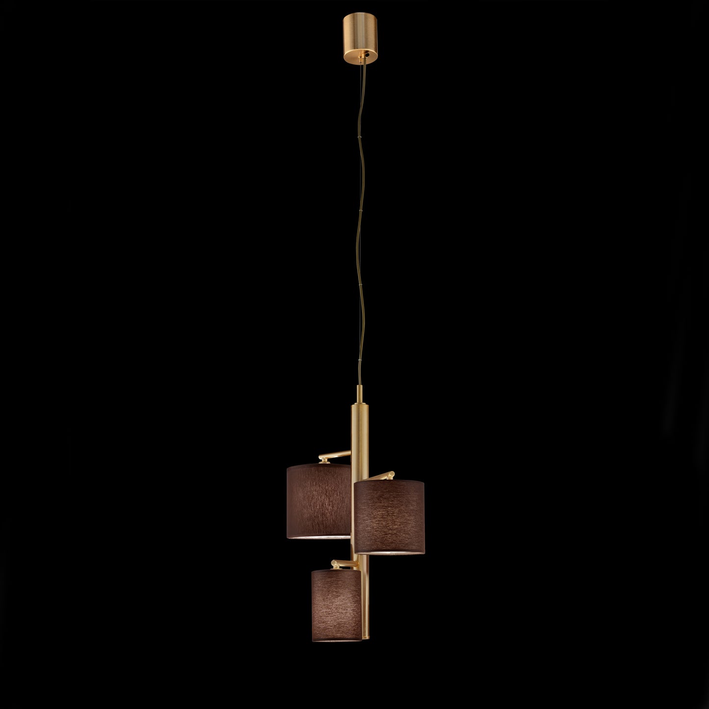 Modern Triple Pendant Light With Shades