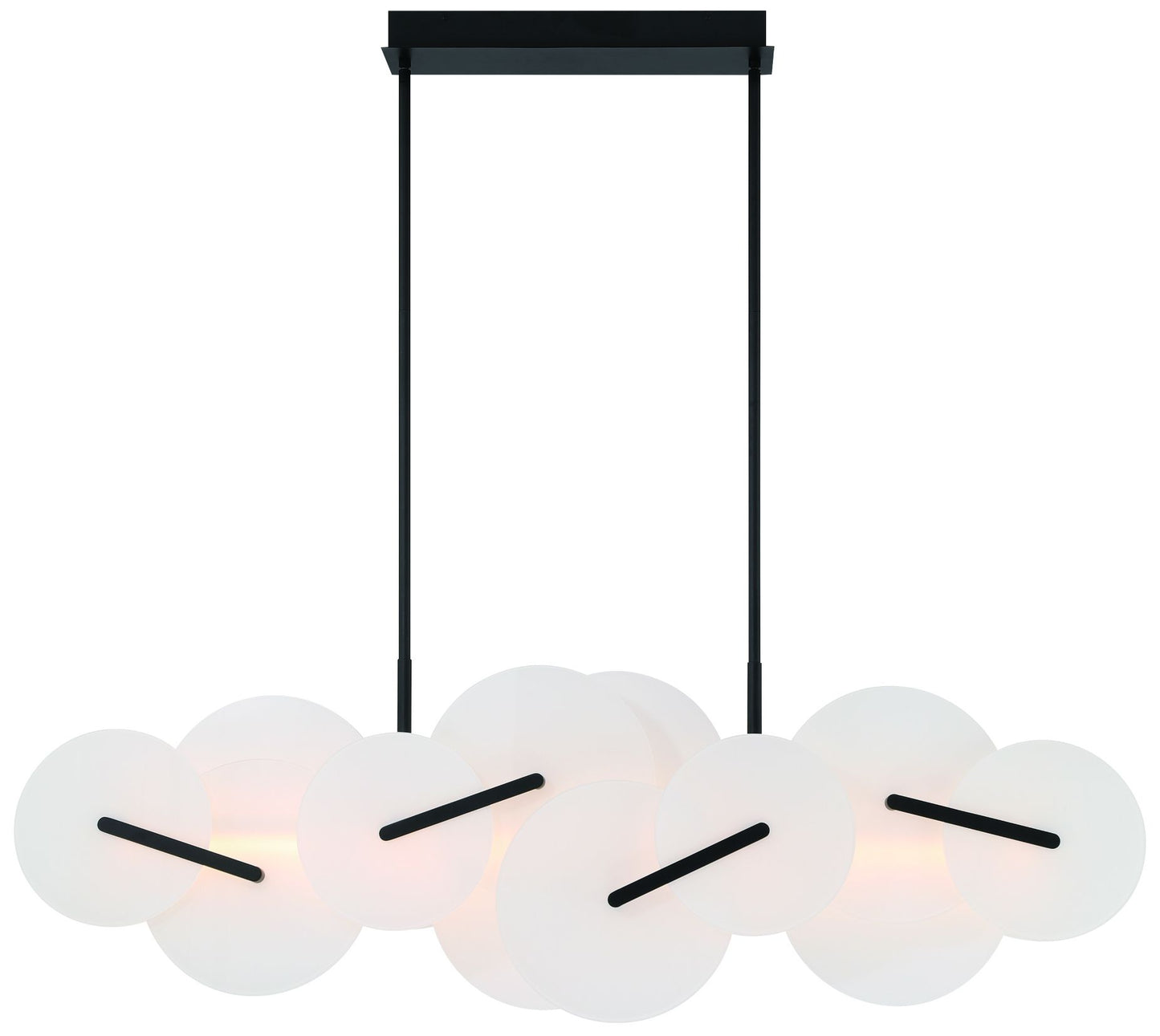 Nuvola 56" LED Chandelier Black