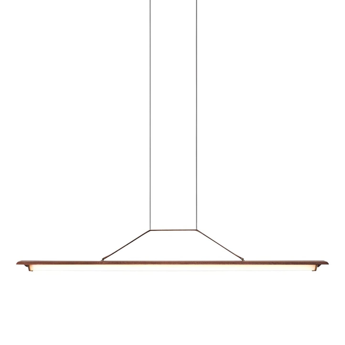 Penna 64 1/2"W Brass 2700K LED Kitchen Island Light Pendant