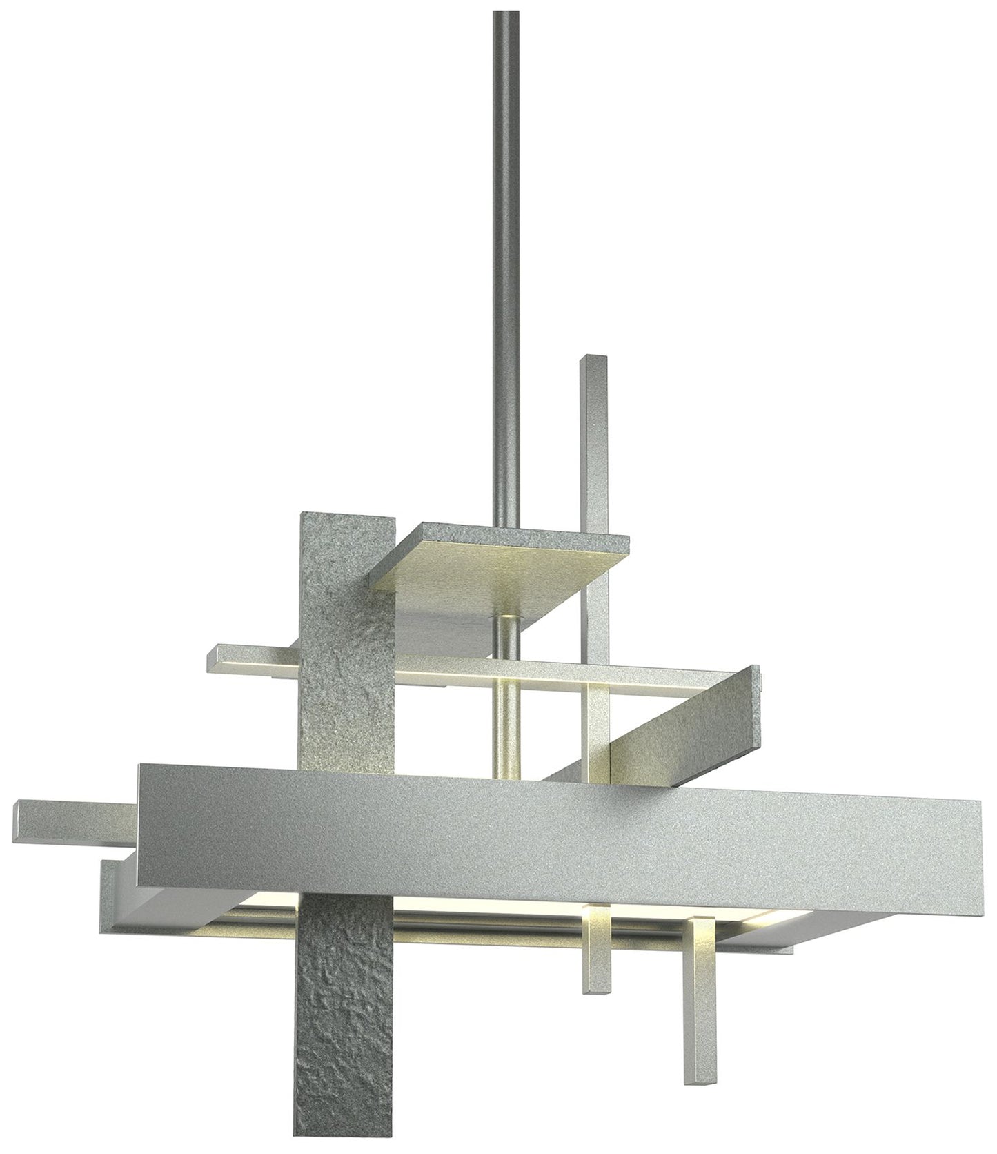 Planar 12.1" Wide Small Vintage Platinum LED Pendant