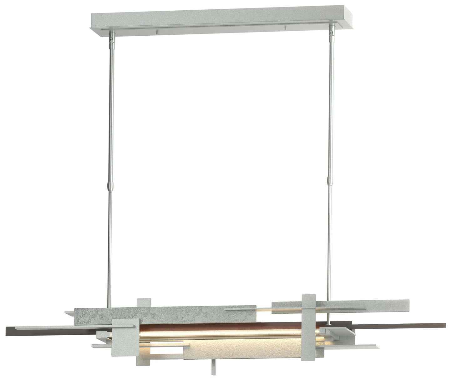 Planar 48.3"W Oil Rubbed Bronze Accented Standard LED Pendant