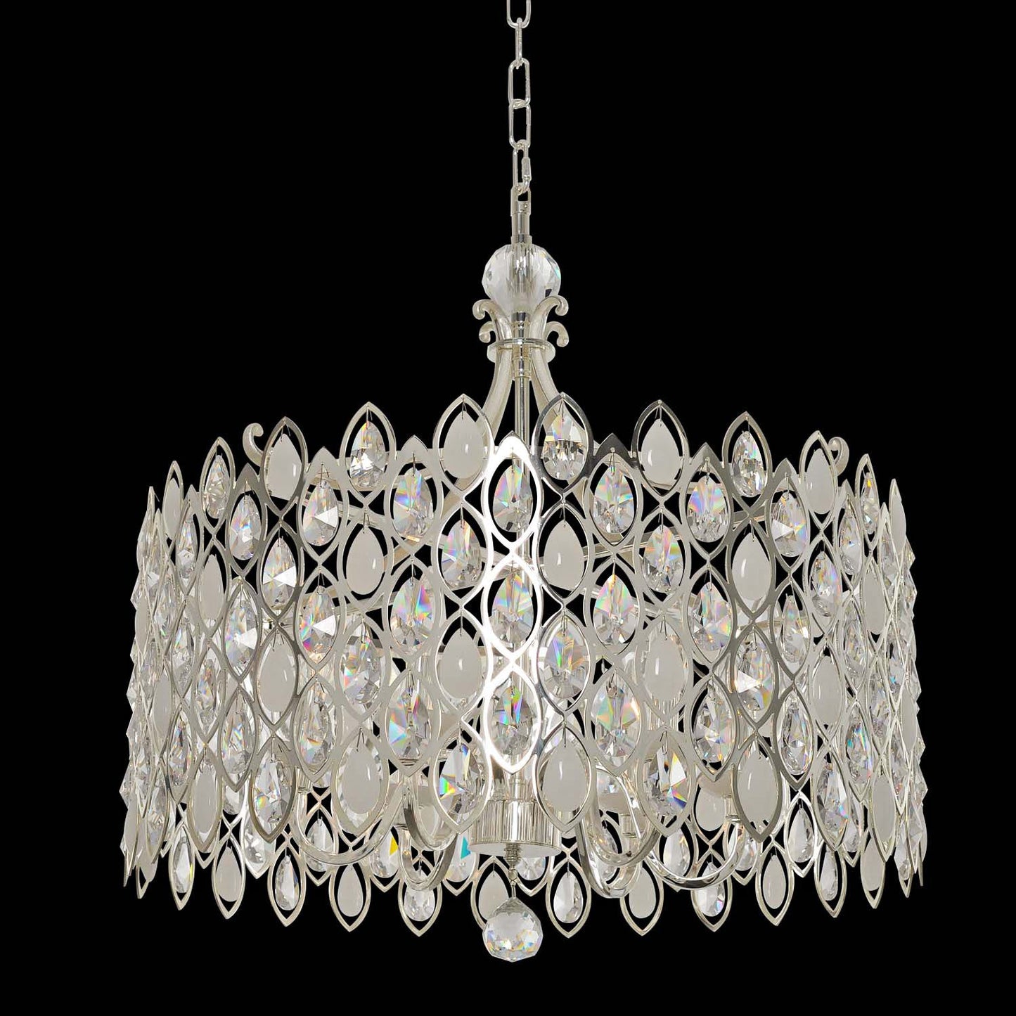 Prive 26" Wide Polished Chrome Pendant Light