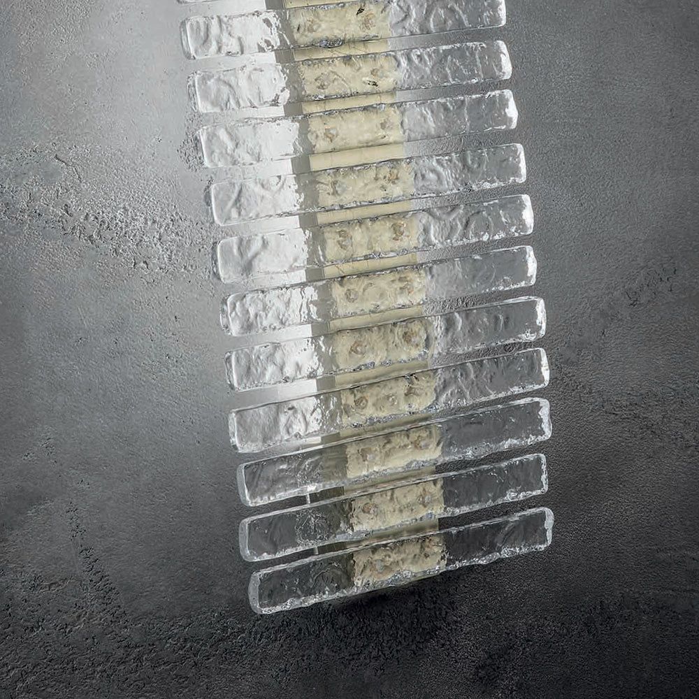 Rock Crystal Inspired Contemporary Led Long Wall Light