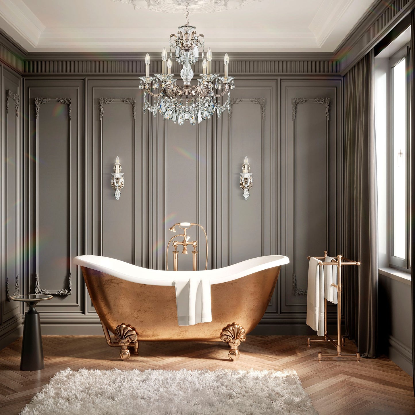 Schonbek La Scala Collection 23" Wide Crystal Chandelier