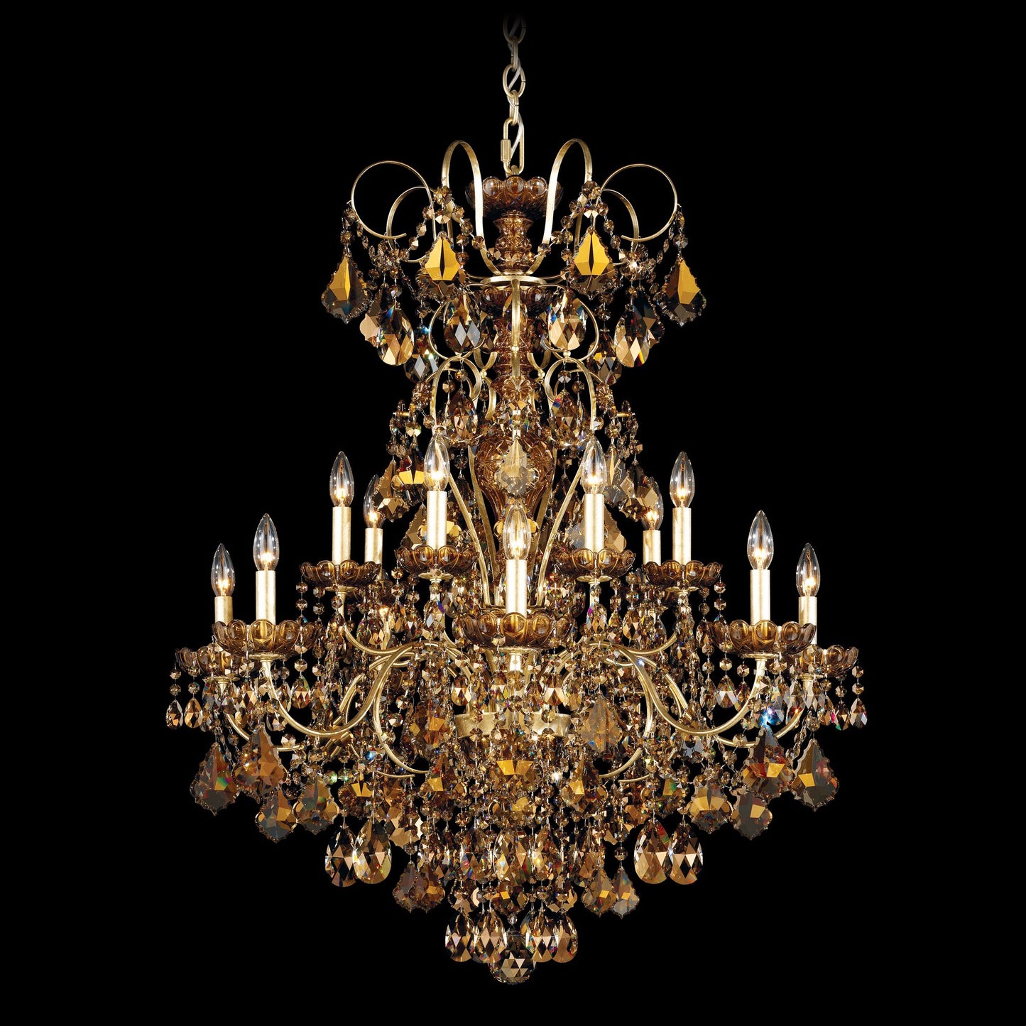 Schonbek New Orleans Collection 32" Wide Crystal Chandelier