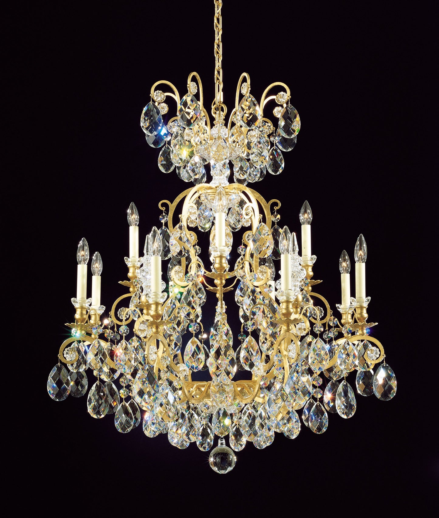 Schonbek Renaissance Collection 26 1/2" Crystal Chandelier