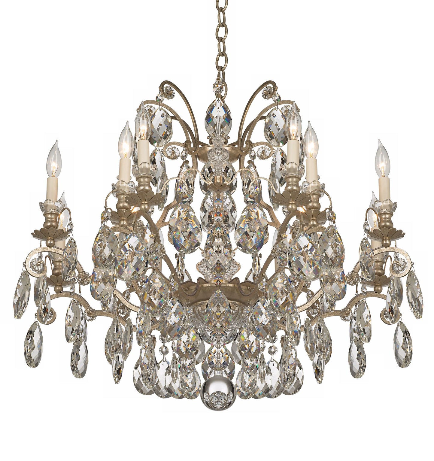 Schonbek Renaissance Collection 33" Traditional Crystal Chandelier