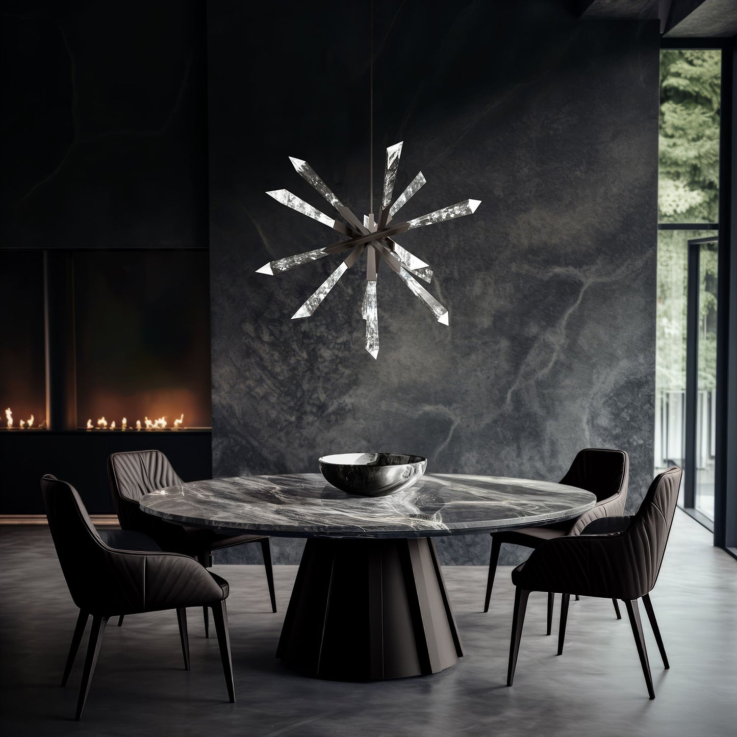 Schonbek Solitude 47 1/2" Wide Antique Nickel LED Chandelier