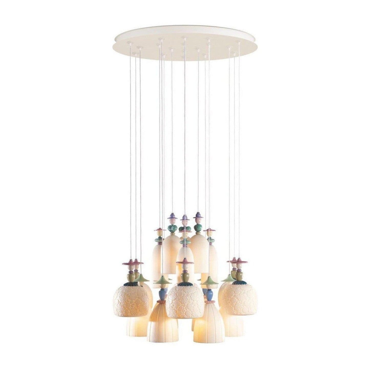 Lladro Mademoiselle 18 Lights Dancing On The Sand Chandelier (US)