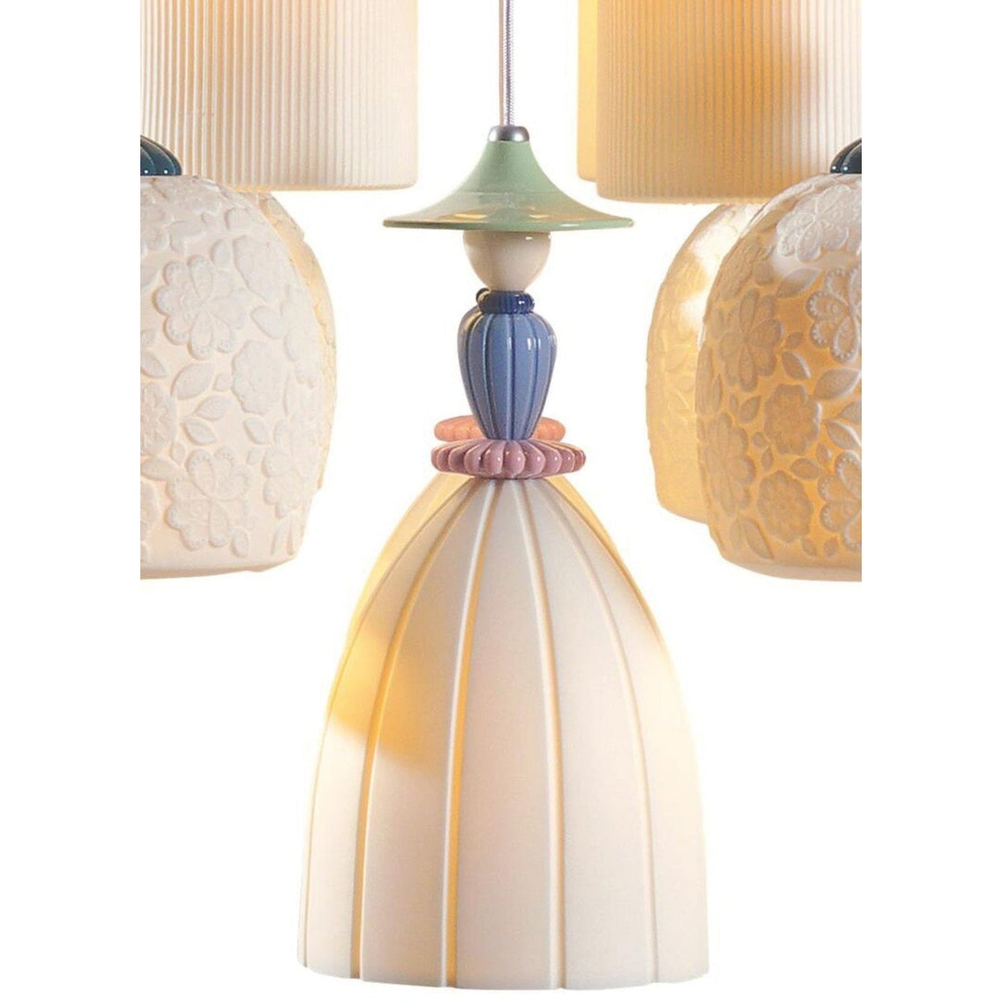 Lladro Mademoiselle 24 Lights Strolling Through Blossoms Chandelier (US)