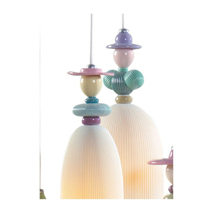 Lladro Mademoiselle 4 Lights Walking On The Beach Ceiling Lamp (US)