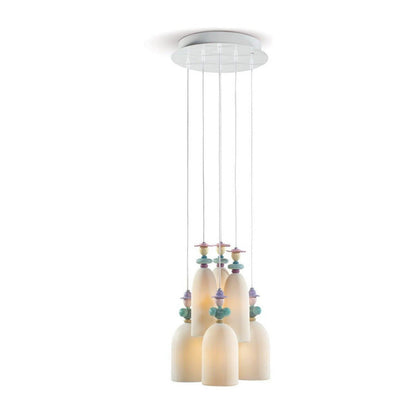 Lladro Mademoiselle 6 Lights Gathering In The Lawn Ceiling Lamp (US)