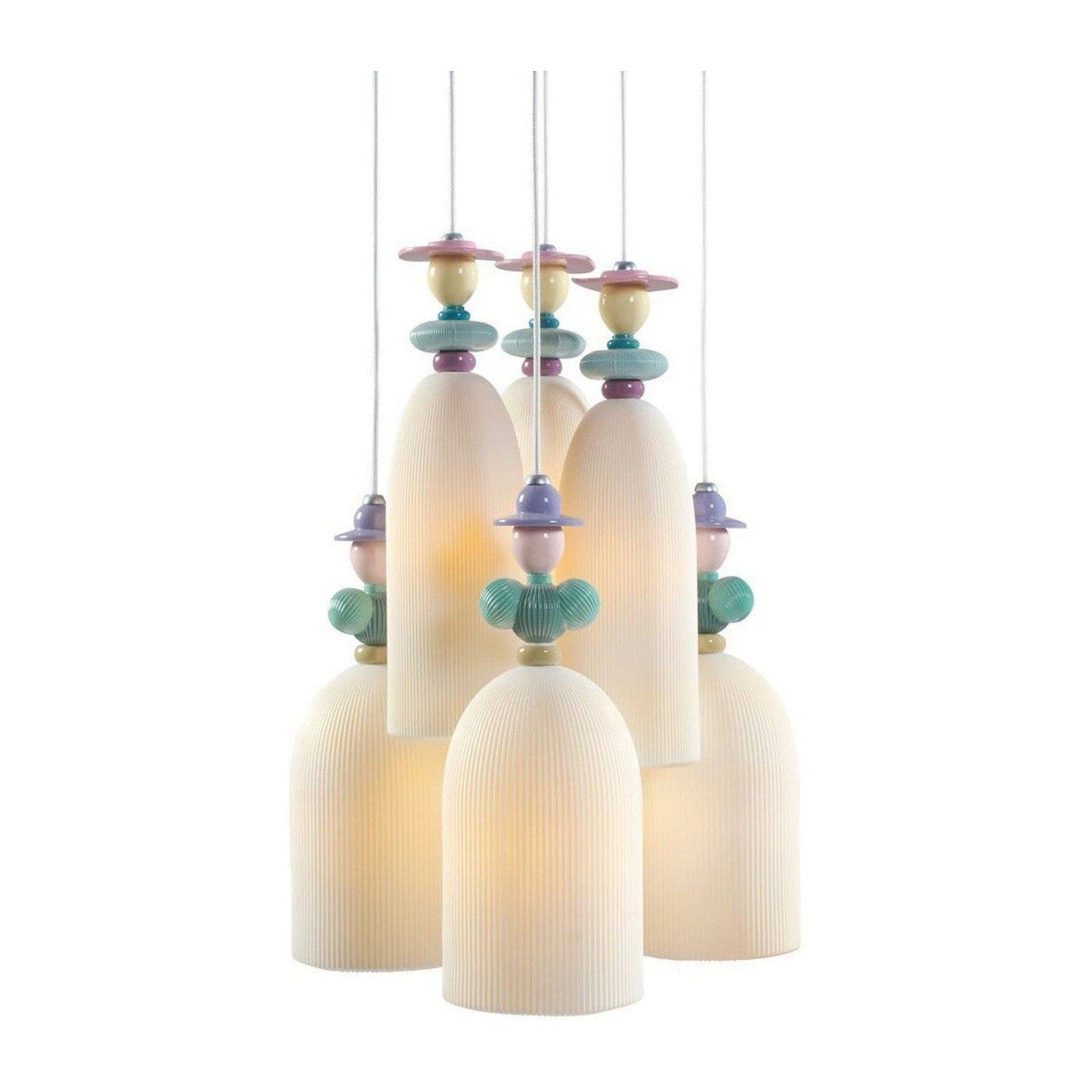 Lladro Mademoiselle 6 Lights Gathering In The Lawn Ceiling Lamp (US)