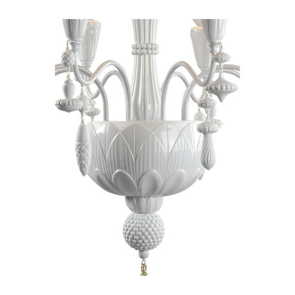 Lladro Ivy and Seed 8 Lights Chandelier Flat Model (US)