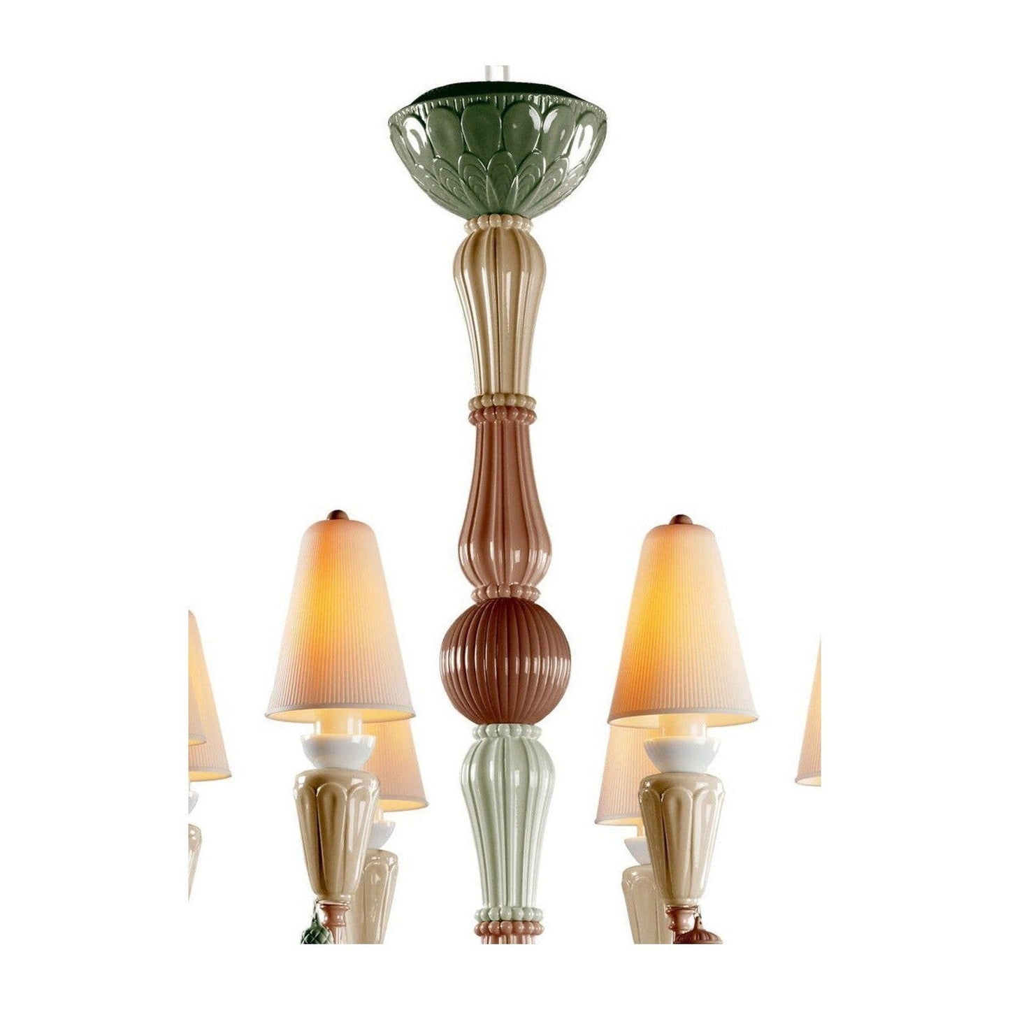 Lladro Ivy and Seed 8 Lights Chandelier Flat Model (US)