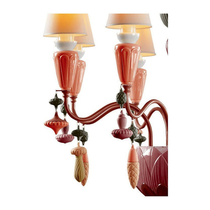 Lladro Ivy and Seed 8 Lights Chandelier Flat Model (US)