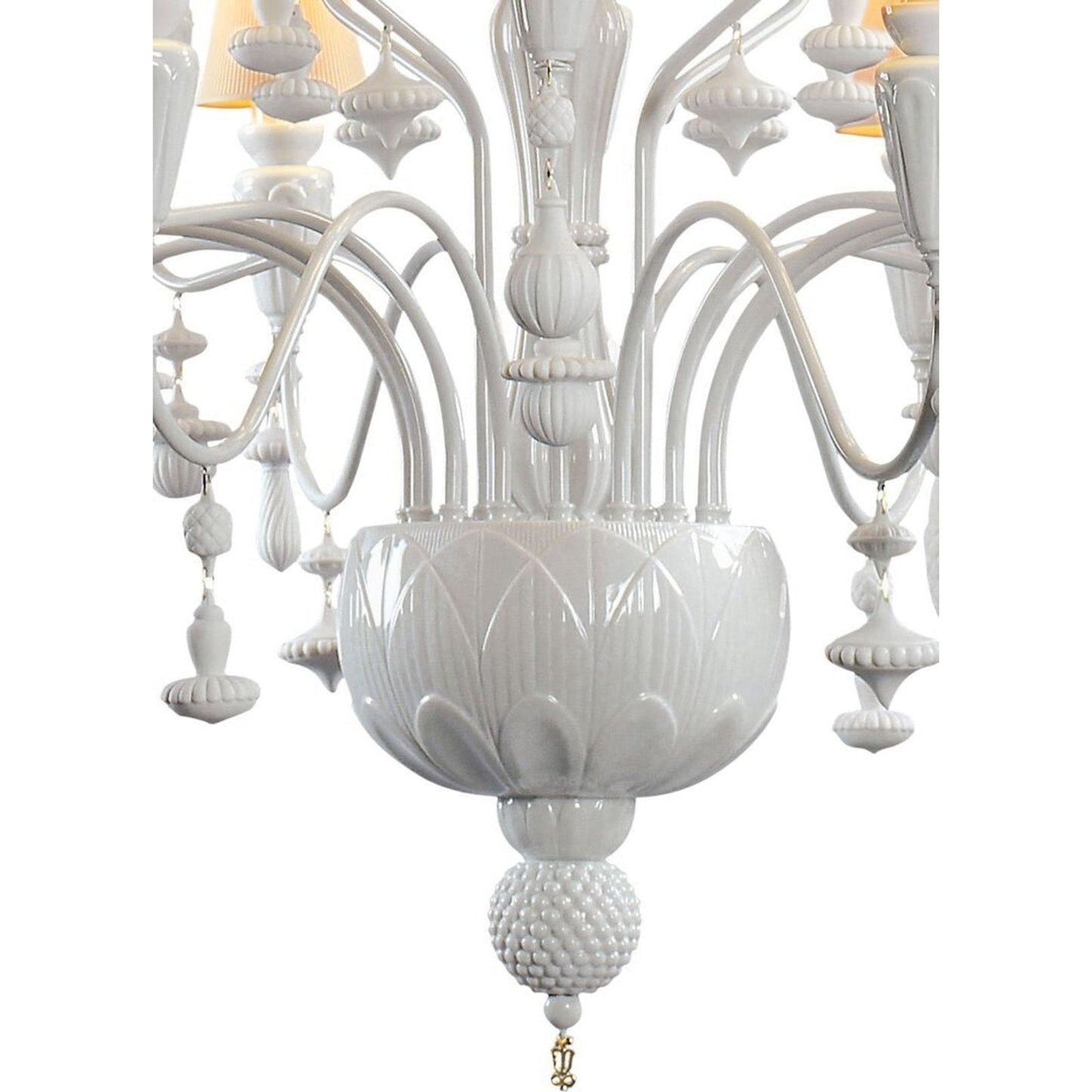 Lladro Ivy and Seed 20 Lights Chandelier Flat Model (US) - Medium