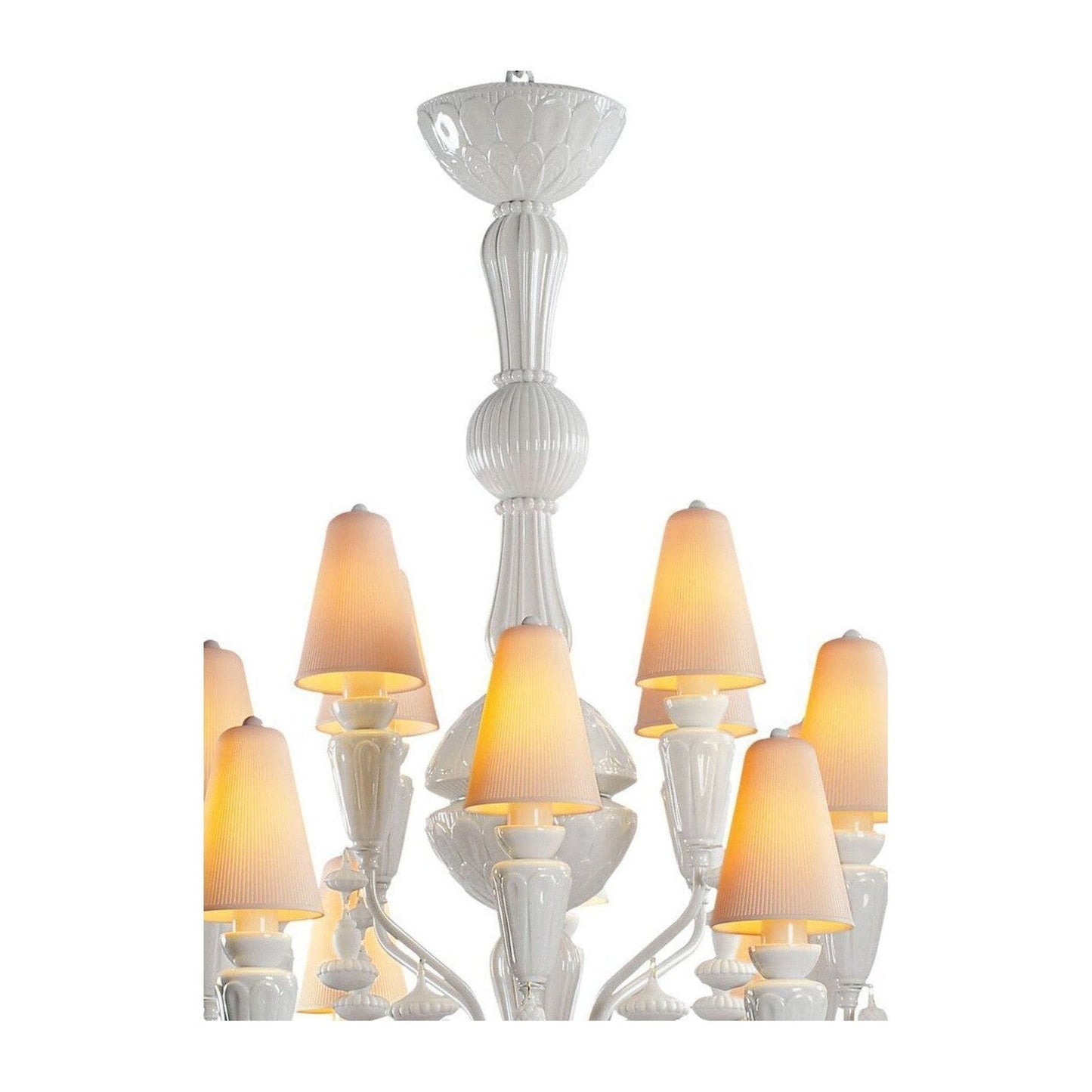 Lladro Ivy and Seed 20 Lights Chandelier Flat Model (US) - Medium