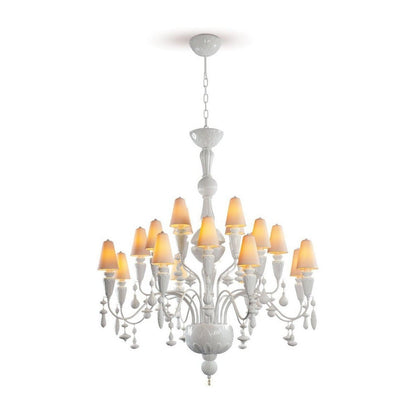 Lladro Ivy and Seed 20 Lights Chandelier Flat Model (US) - Medium