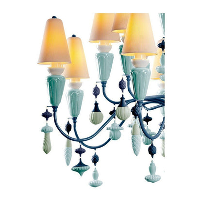 Lladro Ivy and Seed 20 Lights Chandelier Flat Model (US) - Medium