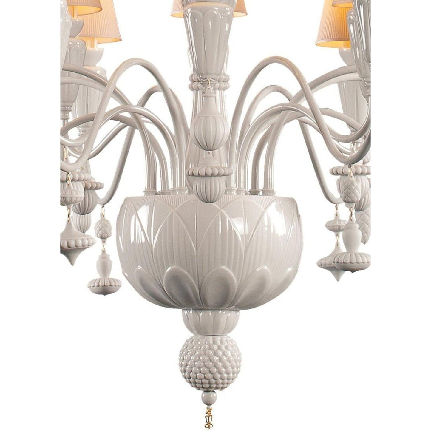 Lladro Ivy and Seed 16 Lights Chandelier Flat Model (US)