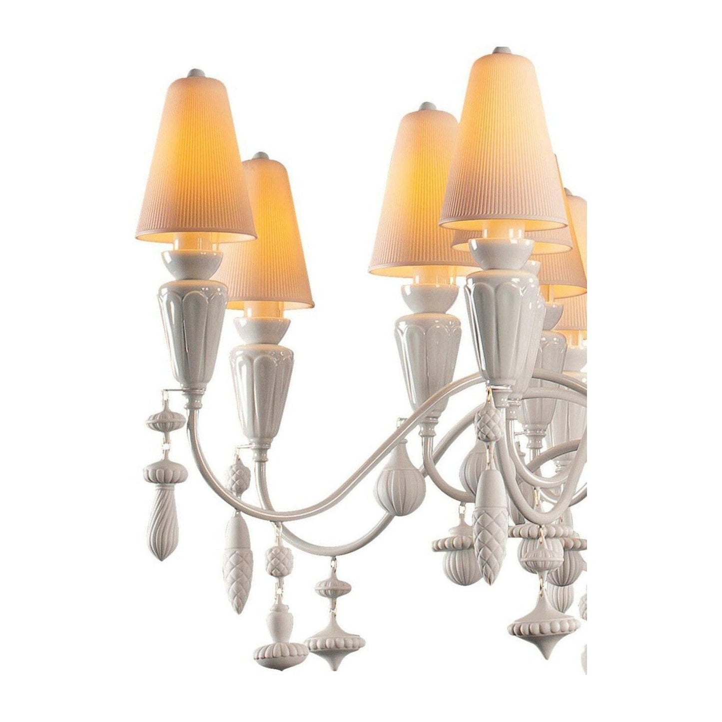 Lladro Ivy and Seed 16 Lights Chandelier Flat Model (US)