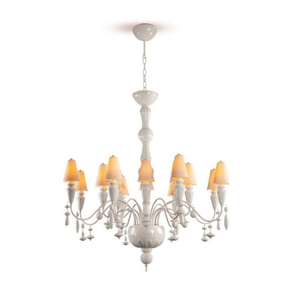 Lladro Ivy and Seed 16 Lights Chandelier Flat Model (US)