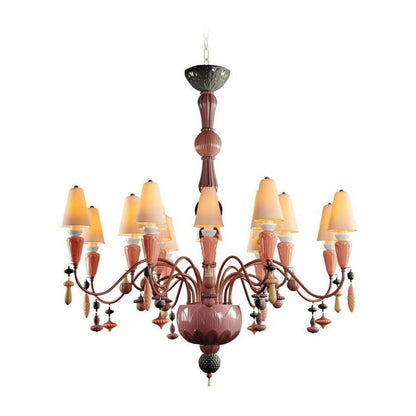 Lladro Ivy and Seed 16 Lights Chandelier Flat Model (US)