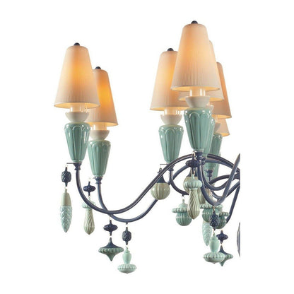 Lladro Ivy and Seed 16 Lights Chandelier Flat Model (US)