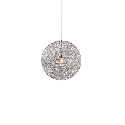 Spherical Woven Pendant Light