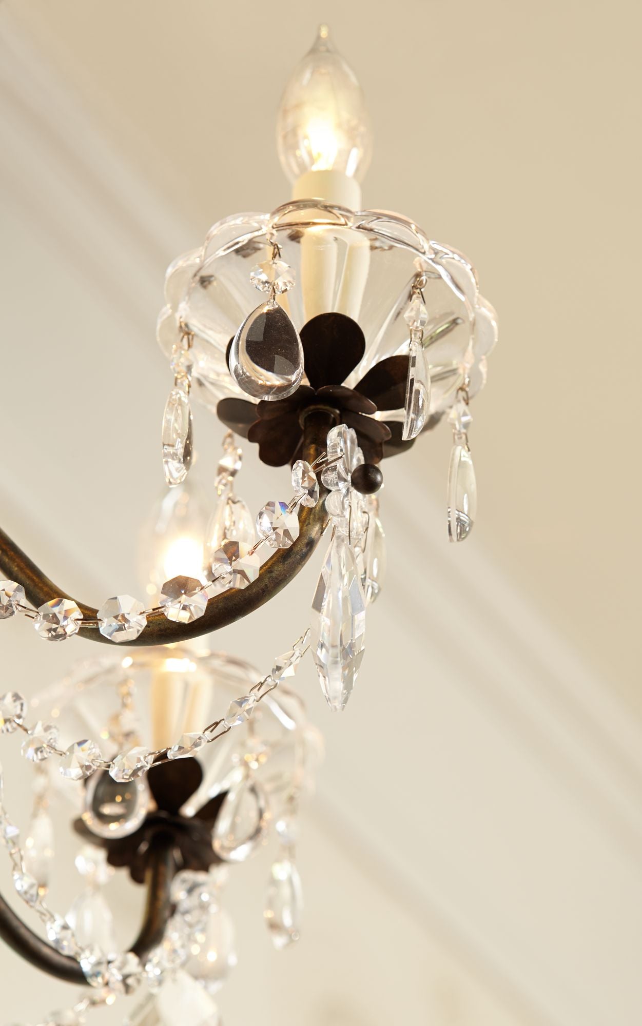 Schonbek Bagatelle 21" Wide Heirloom Bronze Handcut Crystal Chandelier