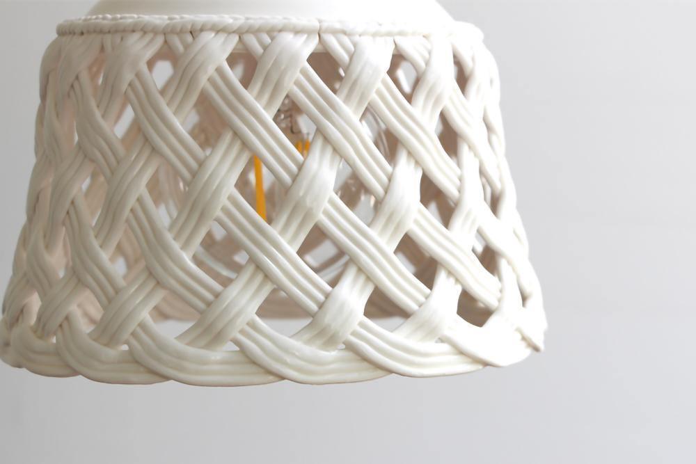 Openwork Ceramic Houselight Pendant Lamp