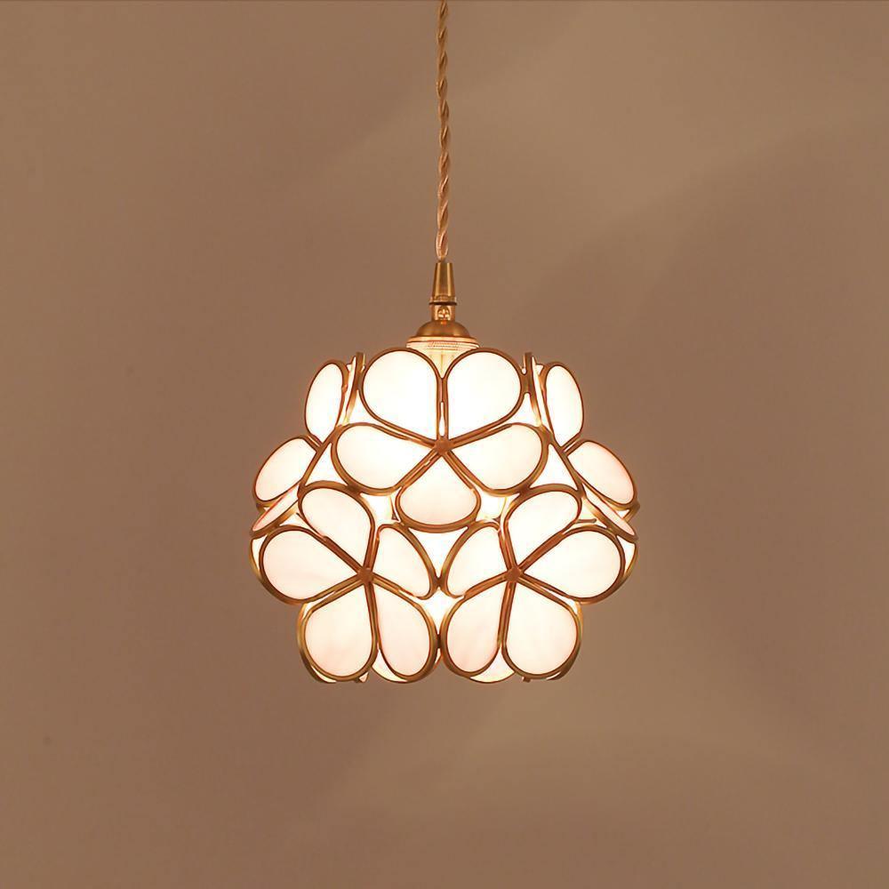 Glass Petal Drop light Pendant Light