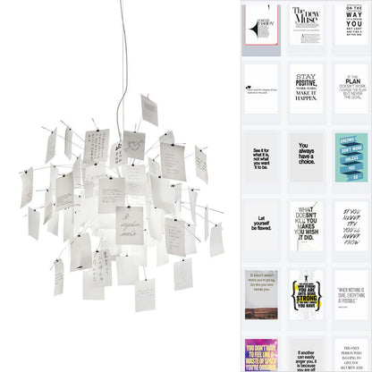 Paper Candelabrum Chandelier