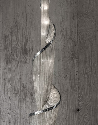 Twilight Spiral Chain Chandelier
