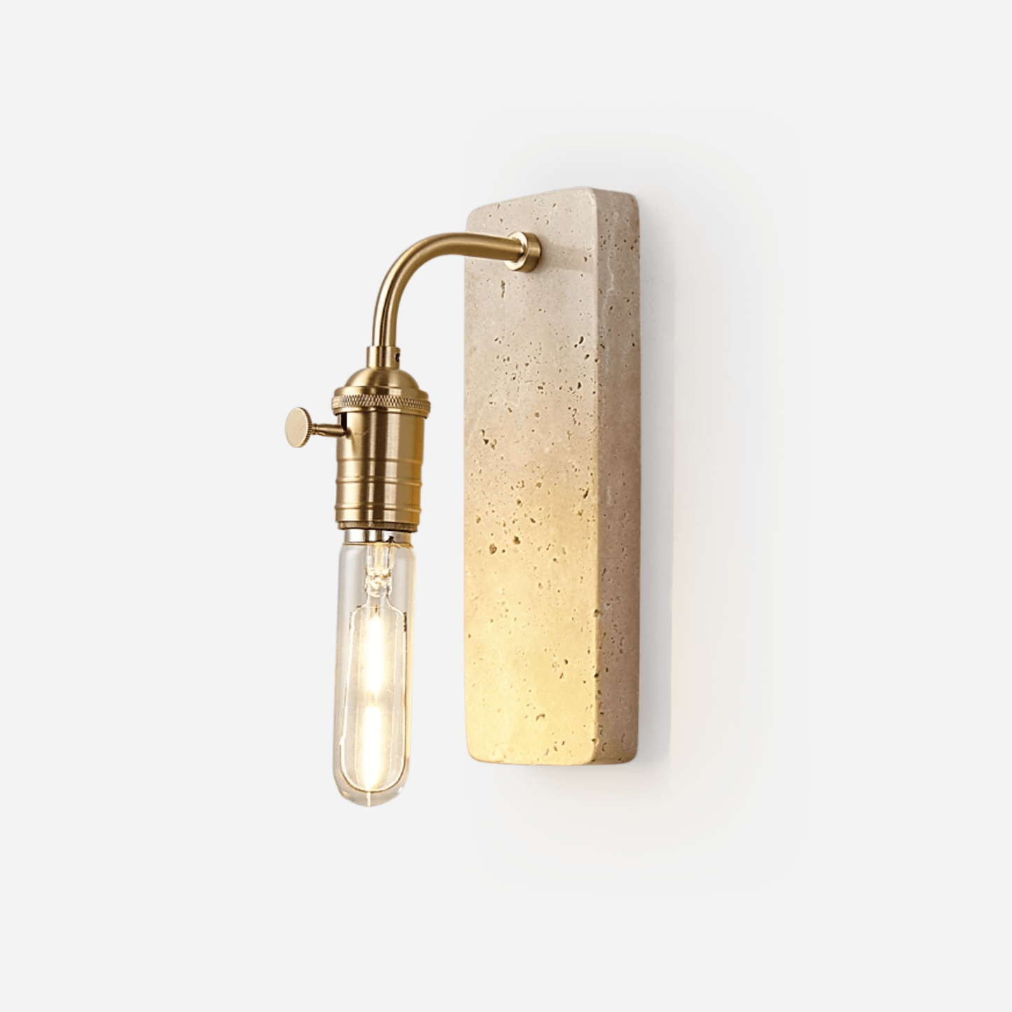 Industrial Stone Sconce
