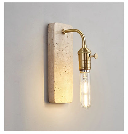 Industrial Stone Sconce