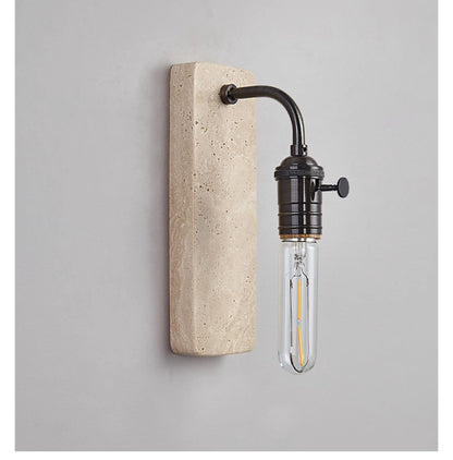 Industrial Stone Sconce