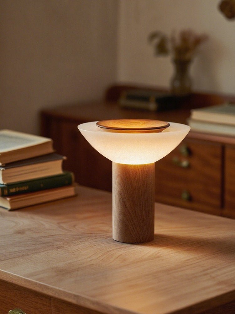 Solace Wood Table Lamp