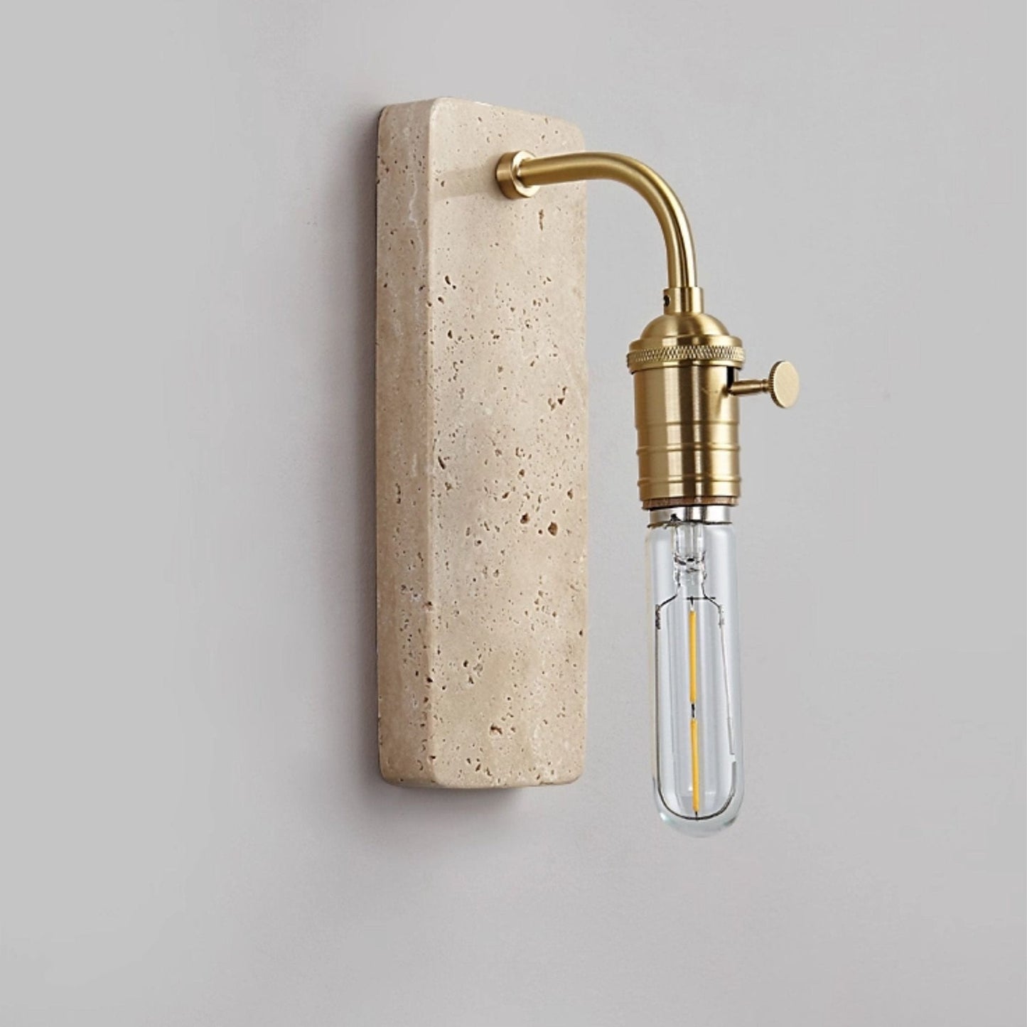 Industrial Stone Sconce