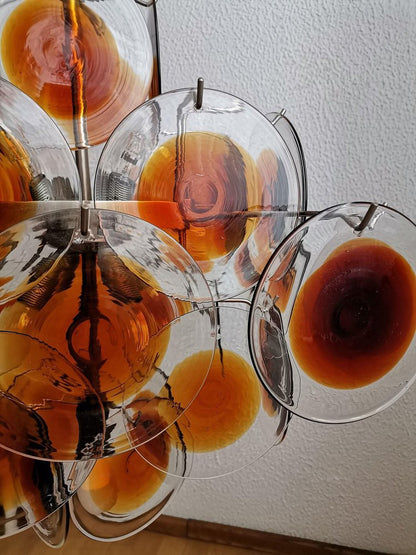 Mazzega Vistosi Murano Chandelier