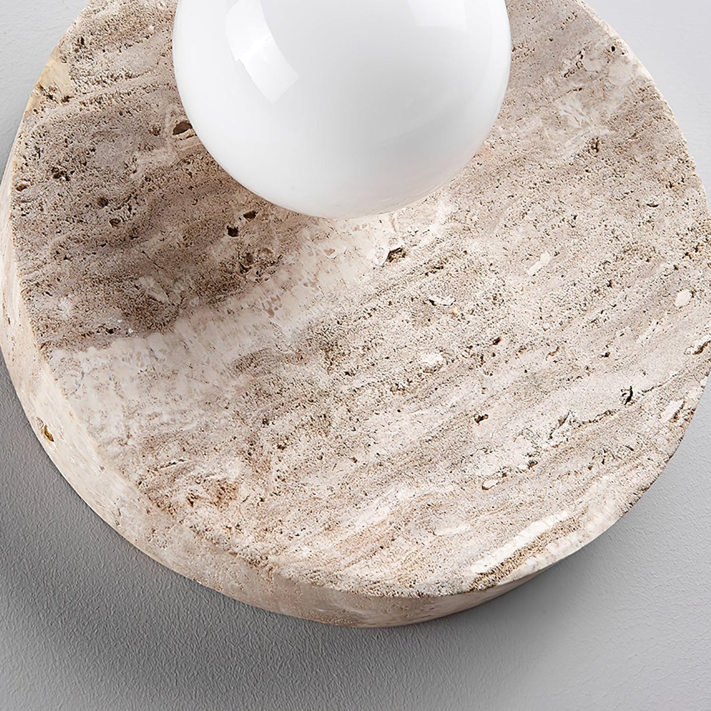 Sorella Travertine Sconce