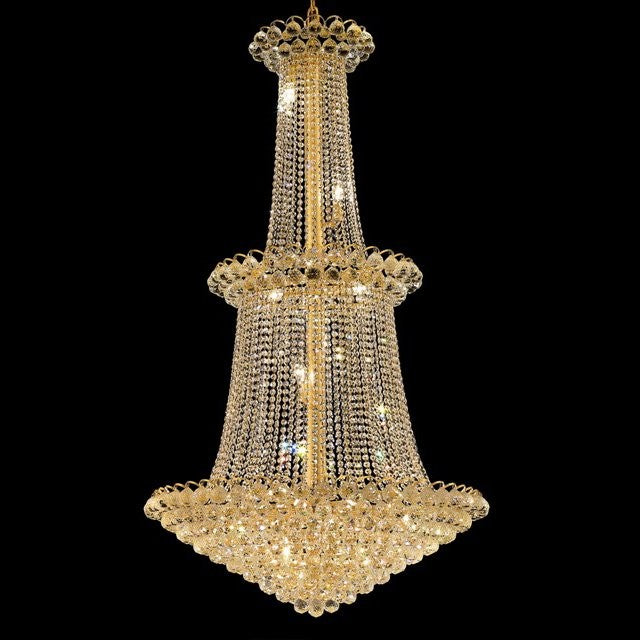 Gold plated 22 Light large crystal Chandelier