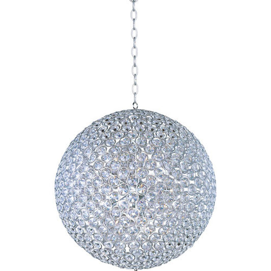 Polished Chrome Fifteen-Light Pendant