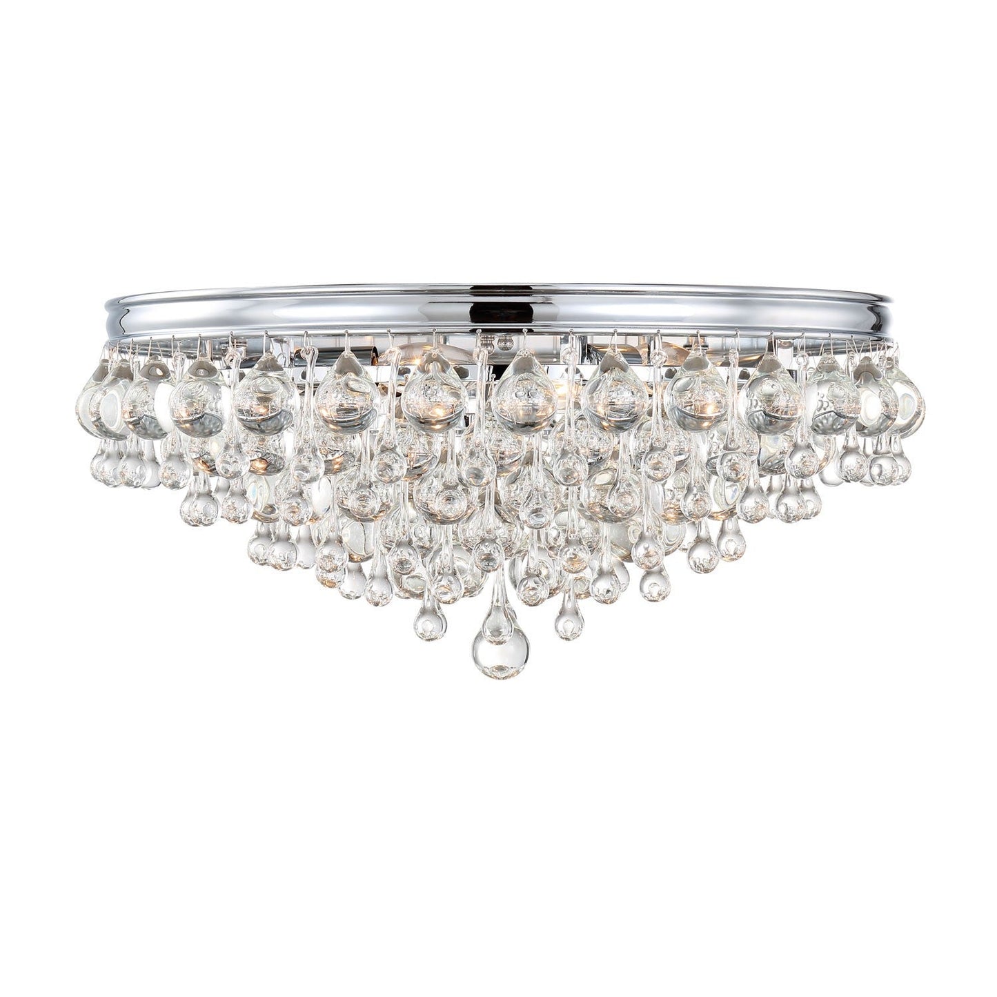 Group Calypso Polished Chrome Six-Light Ceiling Mount