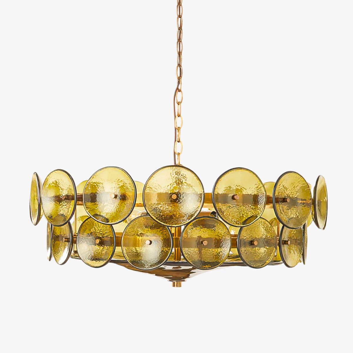 Solaris Disc Murano Candelabrum Chandelier