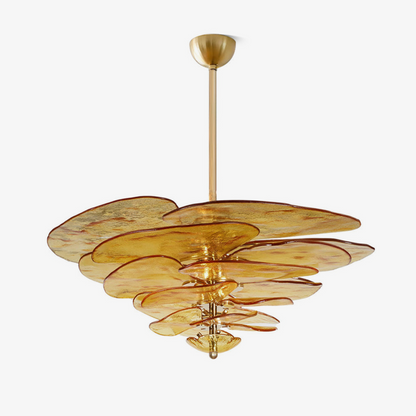 Petals Gold Murano Ceiling fixture Chandelier