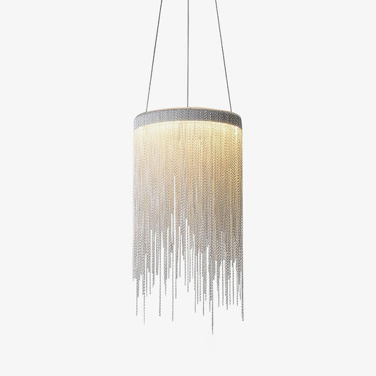 Aluminum Chain Tassel Pendant Light