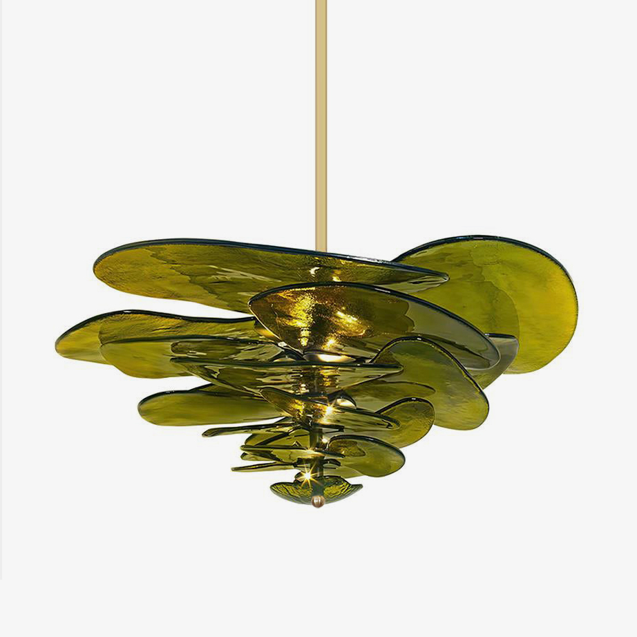 Petals Gold Murano Ceiling fixture Chandelier