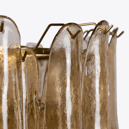 Amber Petalo Chandelier